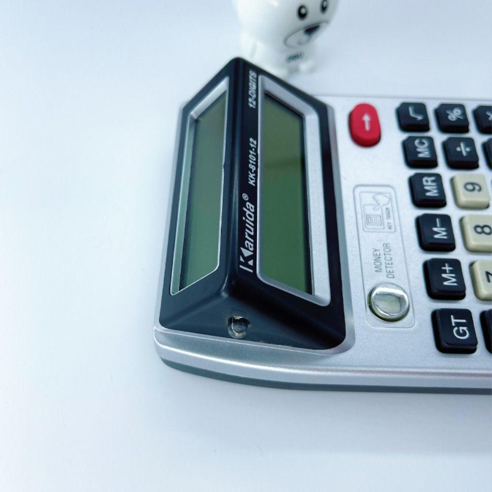Multifunctional 12 Digits Calculator Large Screen Display Desktop Calculator Financial Institution