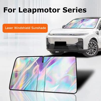 For Leapmotor T03 S01 C11 C10 T03 S01 B10 B01 C16 Laser Windshield Sunshade Uv Reflective Front Windshield Heat Shield Foldable