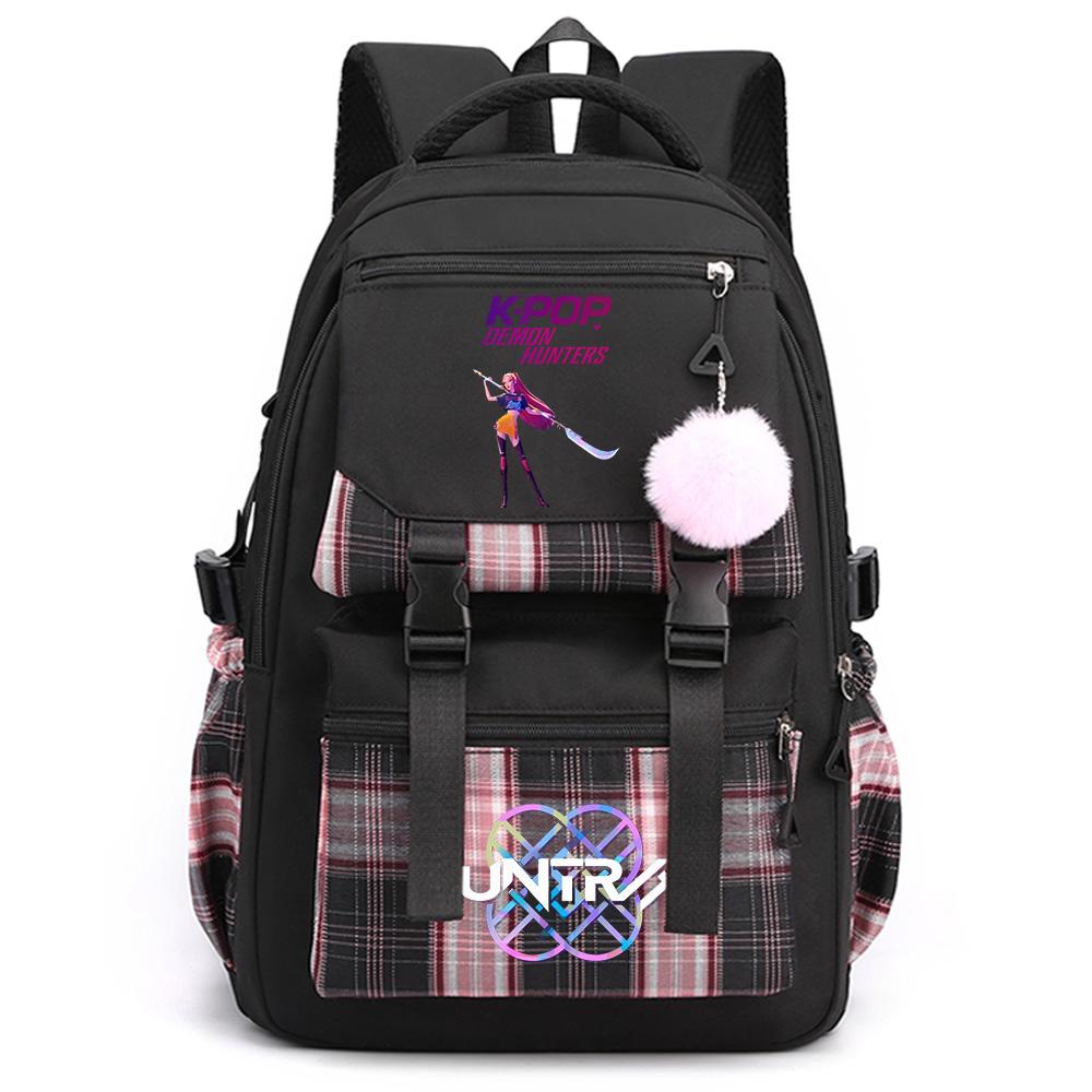 Anime Cute Cartoon K-Pop Printed Large Capacity Backpack for Teenger Student Girl Boy Schoolbag Bookbag Kid Gift Women Waterproof Travel Bag Mochila