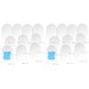 ABFS 40PCS Clear Acrylic Sign Arch With Stand Blank Guest Name Tags Wedding Table Number Holder Decoration Supplies