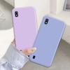 For Samsung A10 Case For Samsung Galaxy M10 A10S Coque Matte Soft Silicone Shockproof Cover Galaxy A10s Square Phone Case Fundas