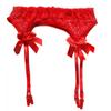 Sexy Sheer Suspender Women's Belt Lace Garter Stockings Bowknot