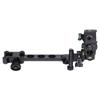 Bow Target Sight 5 Pins with Retina Function Aluminium Alloy Archery Sight for Outdoor Hunting Shooting
