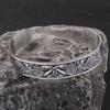 Adjustable Nordic  Silver Viking Bracelets Personality Bracelet Korean Version of Red Copper Open Bracelet