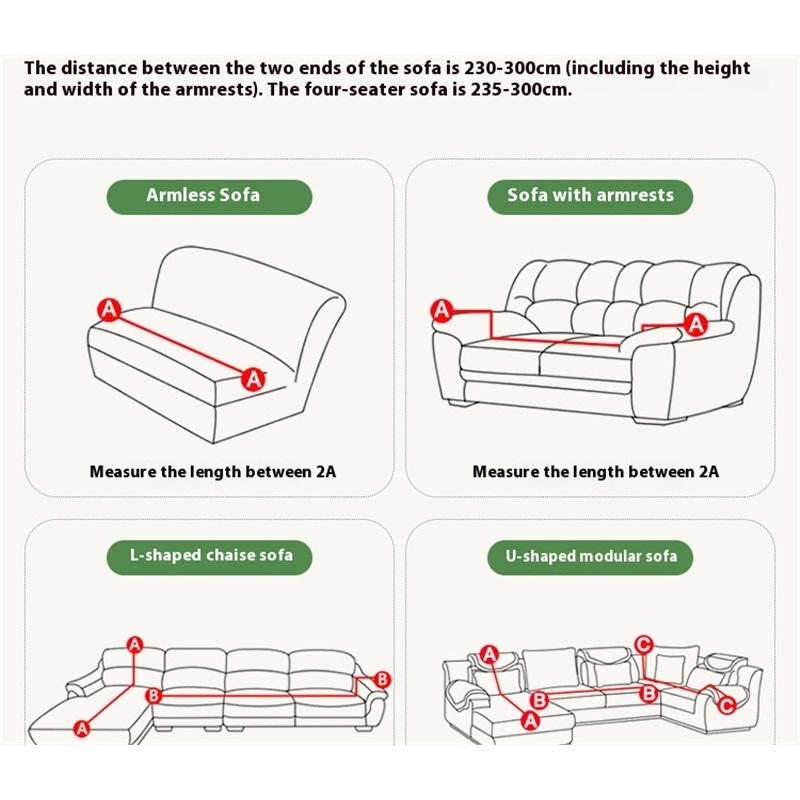 Stretchable Sofa Cover Universal Cat Scratch Proof Full Protection Cover For All Seasons Couch Protector Elastic Sofa Slipcover