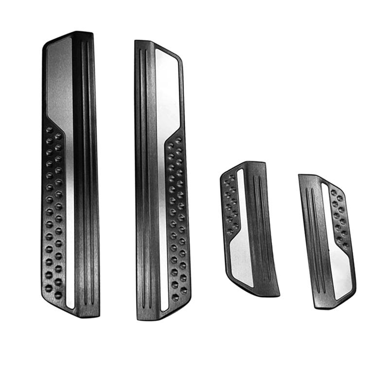 Door Sill Scuff Plate Guard Protector Cover Trim For Honda Vezel HR-V E:HEV 21-22 Exterior Outer Welcome Pedal Guard A Parts-A87