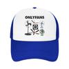 OnlyFans Only Fans Enthusiast Trucker Hat For Men Women Breathable Cooling Mesh Side Hats Caps For Casual Headwear