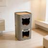 Double Layer Cat House Felt Cat Scratching Board Creativity Cat Castle Bed  Cat Supplies