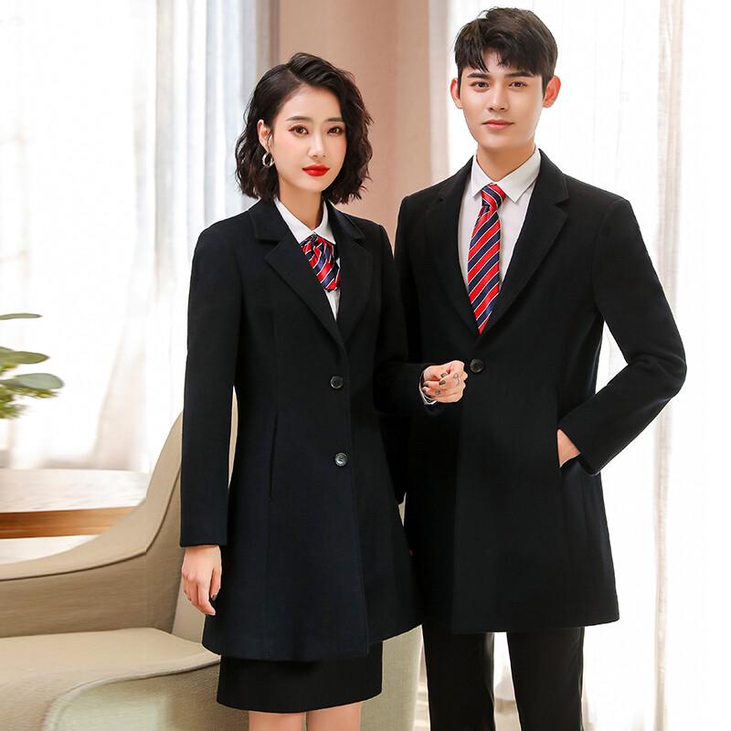 Trohman Women s Slim Fit Wool Blend Professional Long Coat 170/96