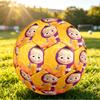Pallone da Calcio Taglia 5 Modello Masha e Orso, Pallone da Calcio Resistente all'Usura per Allenamento Partite Giochi Sportivi Quotidiani