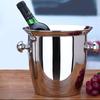 ZISIZ Creative Thickened Stainless Steel Wine Ice Bucket