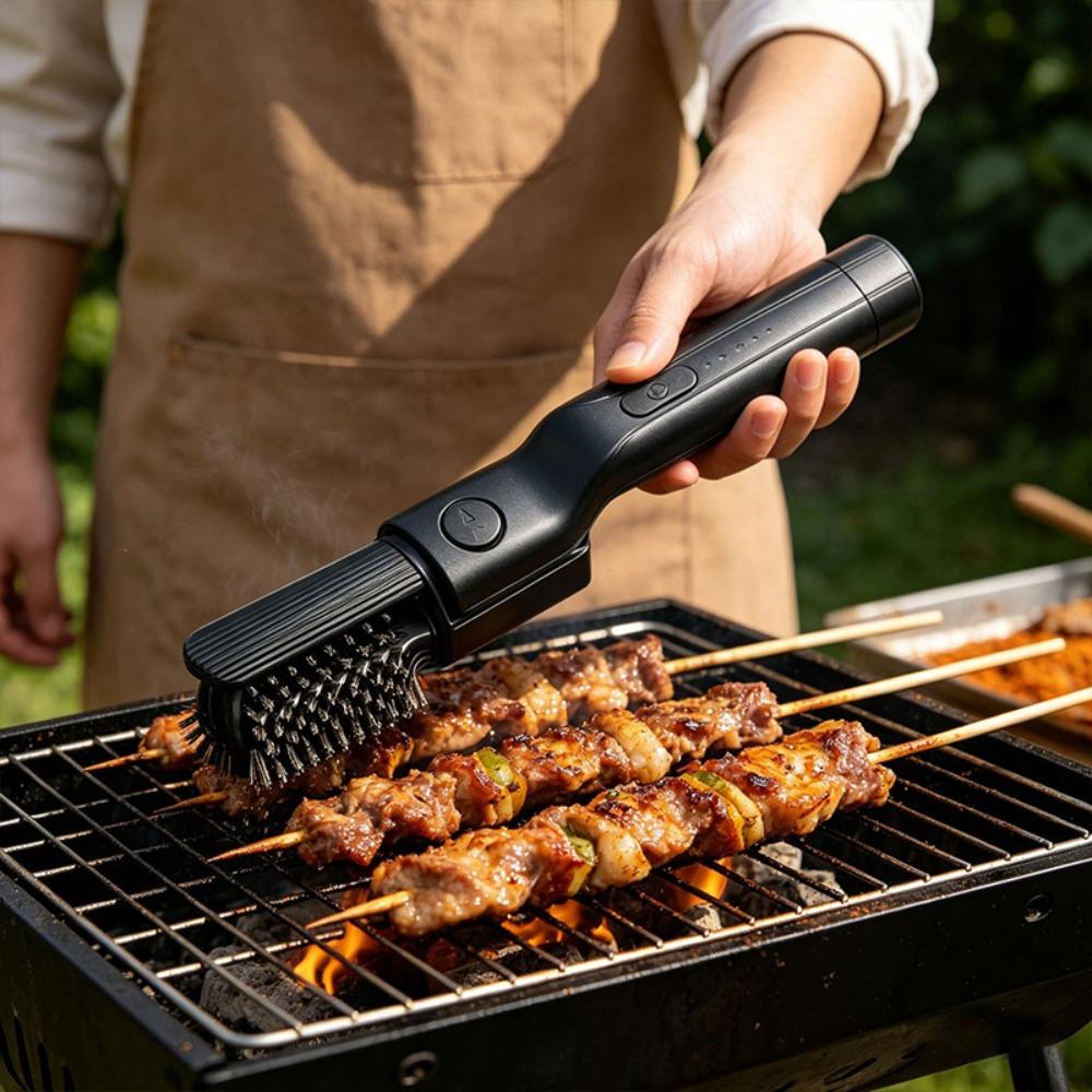Adjustable Angle BBQ Cleaning Brush 360 Degree Rotate Barbecue Grill Cleaning Brush Kitchen