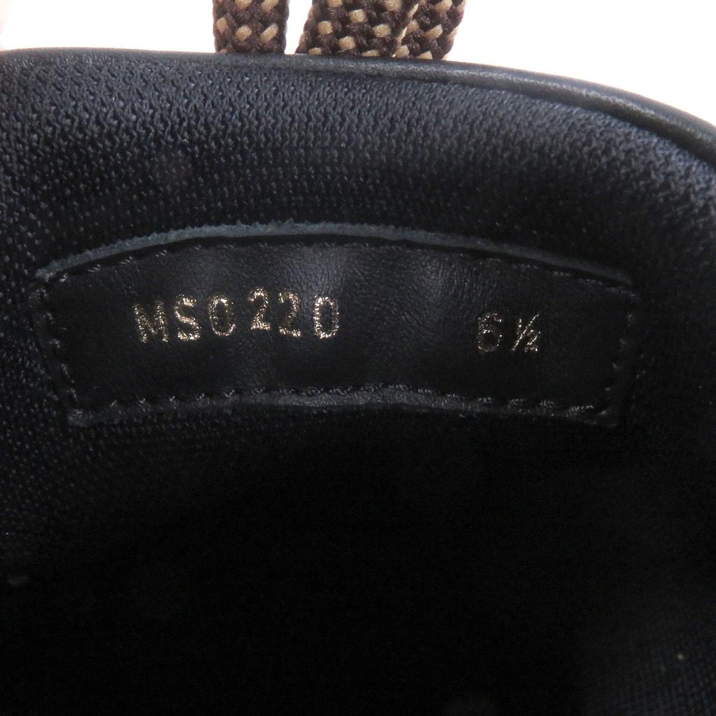 Doskonałe sneakersy LOUIS VUITTON z niskim wycięciem Linia Luxembourg Monogram Brązowe Używane