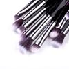 10pcs Eyeshadow Makeup Brushes Set Foundation Powder Blush Eyeshadow Sponge Brush Wool Fiber Hair Cosmetic Tools