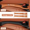 Hub Caps 2pcs Two-color Patchwork Suede Material Car Seat Gap Filler For Volkswagen VW Golf 4 5 6 7 Polo Jetta Sagitar Magotan P