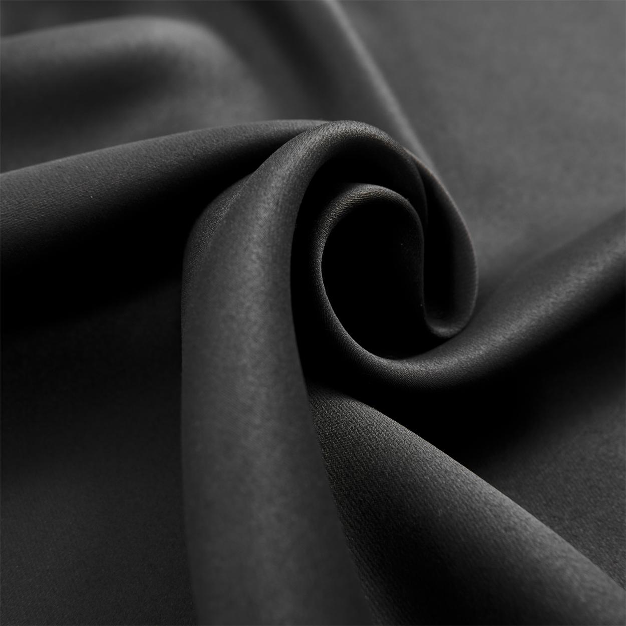 

1шт карниз для окон, занавеска, непрозрачная занавеска, полностью черная занавеска для гостиной, кухни, занавеска для домашнего декора, декор для вечеринки W132cm x 241cm 1PC&Rod Pocket чёрный