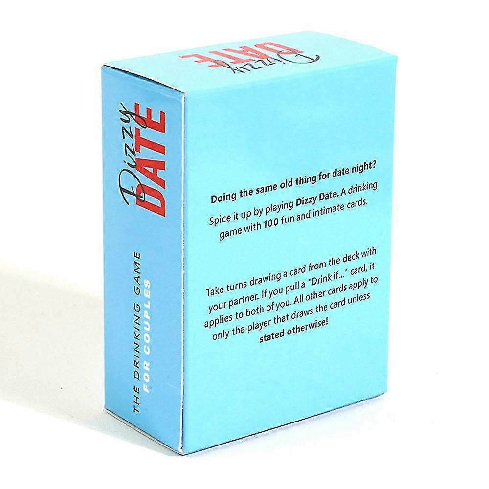 Dizzy Date Card Game For Couples Date Nights Drinking Game 100 Cards Lovers Gift