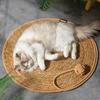 Round Cat Scratcher Bed Weaving Couch Cat Scratcher Cat Scratching Post Furniture Protector