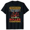 Funny Roller Coaster Loving Peoples T Shirts Summer Graphic Cotton Streetwear Short Sleeve Birthday Gifts T-shirt Mens Clothing