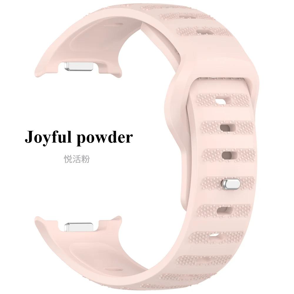 Řemínek pro Samsung Galaxy Watch 8 Classic 46mm Odolný silikonový náramek Nastavitelný náramek se skrytou sponou pro Galaxy Watch 40mm 44mm