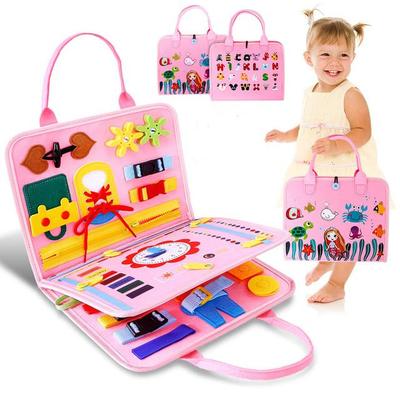 Skills Learning Board Busy Board Toys for Toddlers Busy Board Preschool Educational Toys Travel Activities Alphabet Fine Motor Skills
