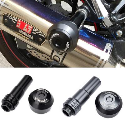 Motorrad Auspuffschleifer für Honda, Suzuki, Yamaha (M8 Bolzengröße) Schutzschieber (Grün, 1 Stück)