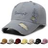 Embroidered Letter Baseball Cap Couple Sunshade Cap