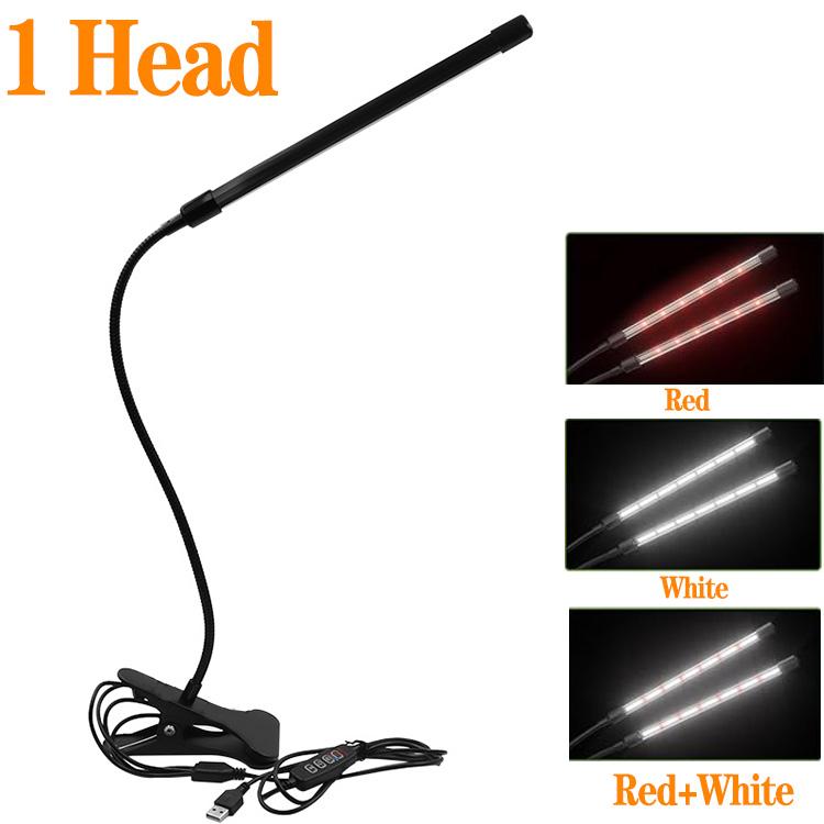 Lampă LED pentru creșterea plantelor Phyto Lamp pentru plante de interior cu control spectru complet Fitolamp Lumină pentru casă Fitolamp cu clemă pentru răsaduri de flori