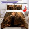 Customize Picture Customize Your Photo Bedding Set Breathable Duvet Cover with Pillowcases Home Decoration Birthday Gift