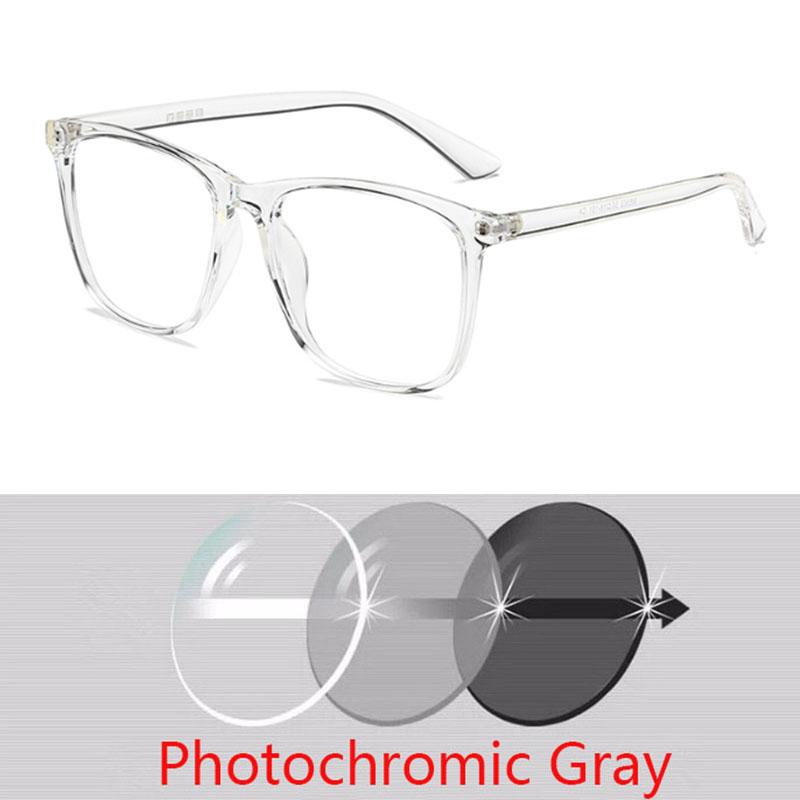 Super Light TR90 Eyeglasses Frame Unisex Glasses Computer Big Square Eyewear 0 -0.5 -1 -1.5 -2 -3 To -6.0