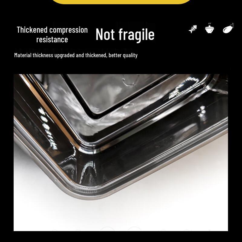 Disposable Microwaveable Rectangular Meal Box