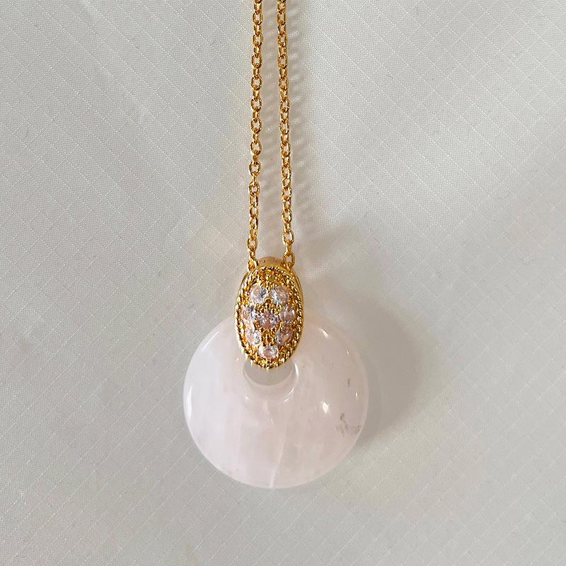 

Винтажный европейско-американский круглый цирконовый набор ожерелий: Винтажная геометрическая цепочка-свитер для женщин