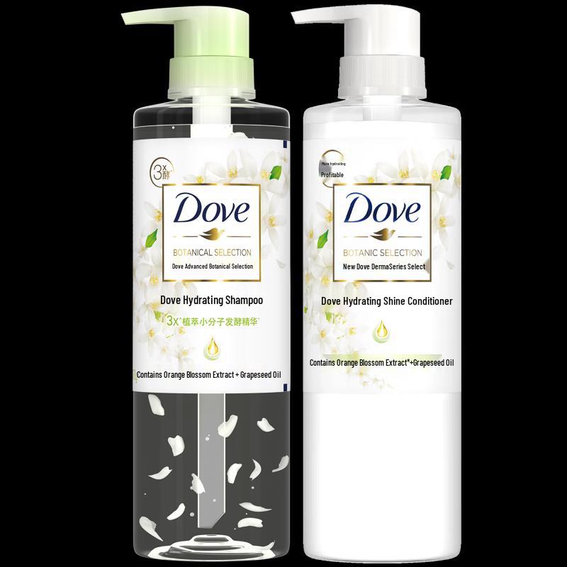 Dove Silicone-Free Hydrating Shampoo & Conditioner Set