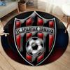 Kulatý koberec FC Spartak Trnava, Koberec do obývacího pokoje, ložnice, k pohovce, herny, Dekorace, Protiskluzová podložka
