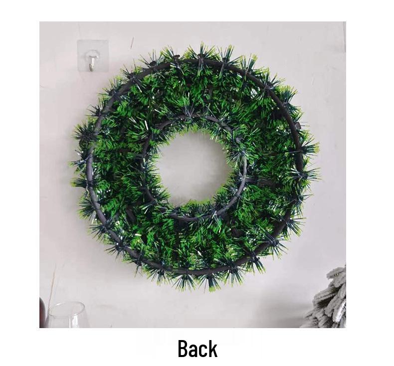 42cm Tinsel Wreath Holiday Decoration for Shopping Mall or Hotel