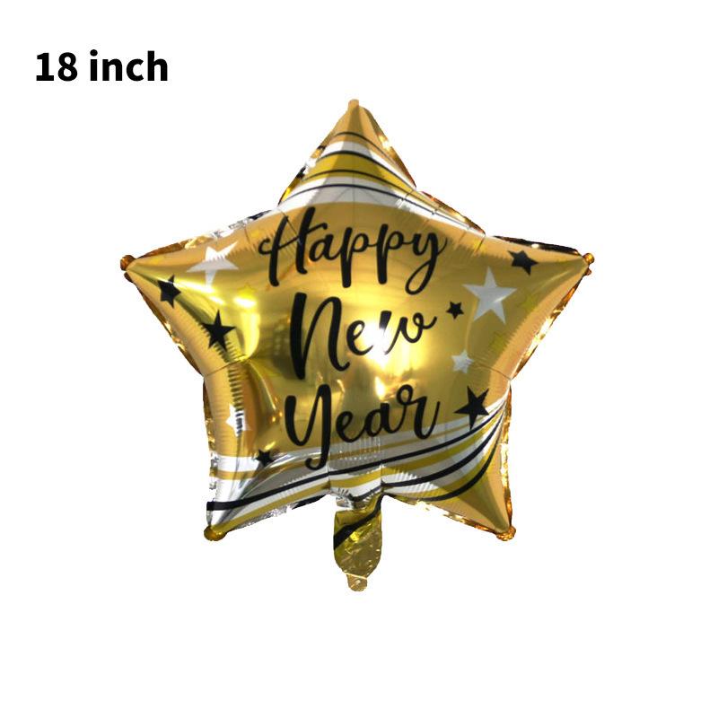 New Year’s Eve Wine Bottle & Party Decoration Aluminum Foil Balloons