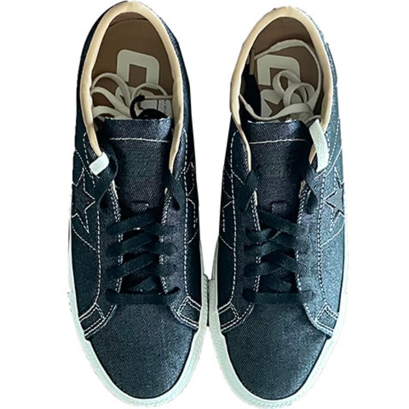 Converse One Star Pro Retro Casual Low Top Skate Shoes Unisex Denim Black