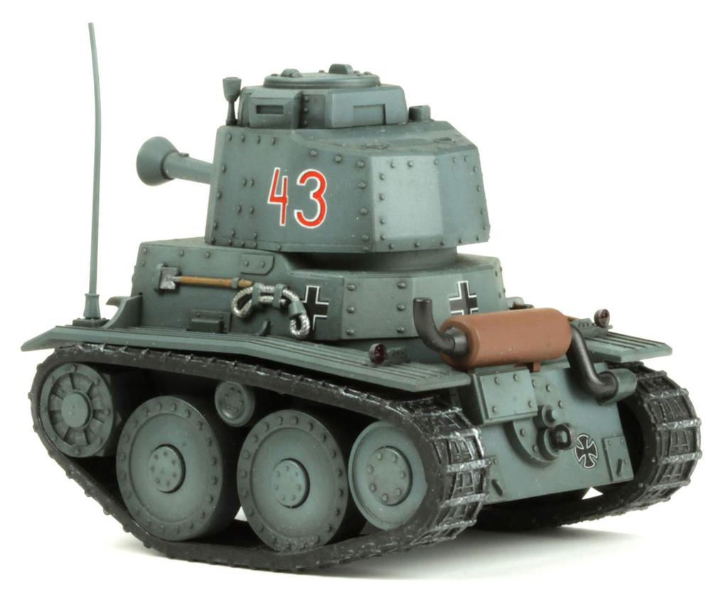 Meng Model World War Toons Series German Light Tank 38 (t) Pre-Colored Plastic Model Kit MWWT011