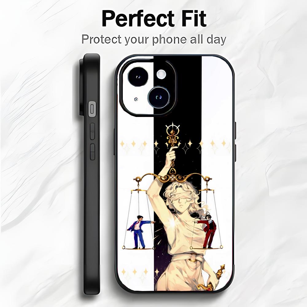 Adventure Game A-Ace A-Attorney Phone Case Phone Case Soft Packaging Lightweight For iPhone17 16 15 14 13ProMax
