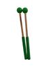 Ethereal Drumsticks: Red Brick Tone Marimba Mallets with Metal Handles