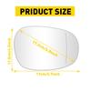 Right Side Mirror Glass Heated 2009-2013 For BMW E81 E90 E91 E92 325i 328i 335i