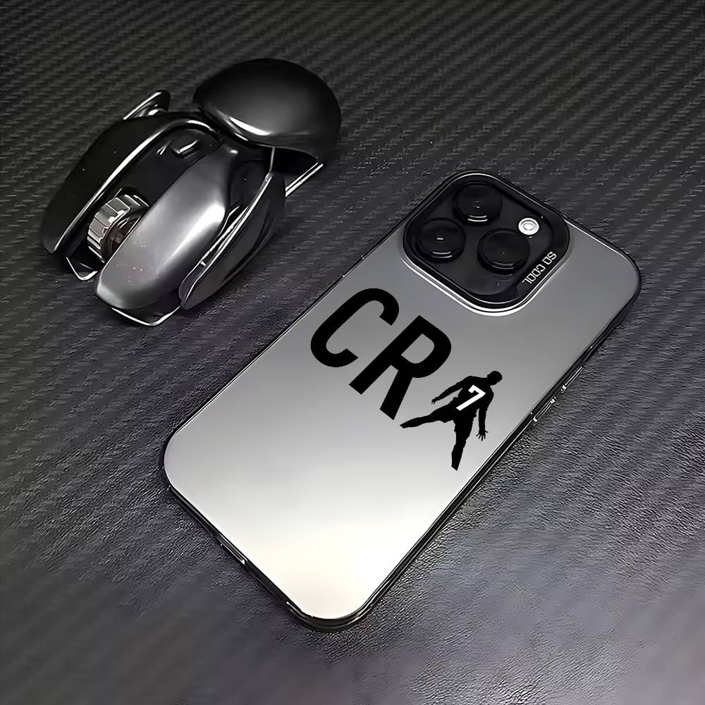 Cr7-Cristiano-Ronaldo Phone Case For iPhone 17, 16,15,14,13,12,11 Plus,Pro Max, Colorful Silver Funda Cover iPhone12PROMAX