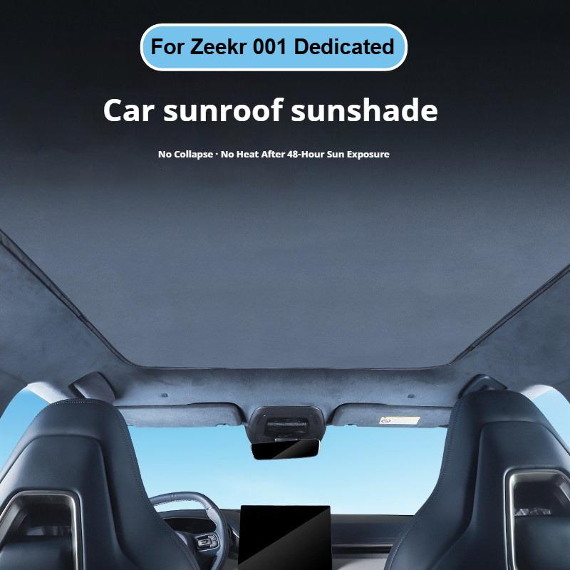 For Zeekr 001 2024-2026 Car Sunroof Sunshade Sunroof Heat Insulation UV Proof SunVisor Roof Sun Protection Sunscreen Accessories