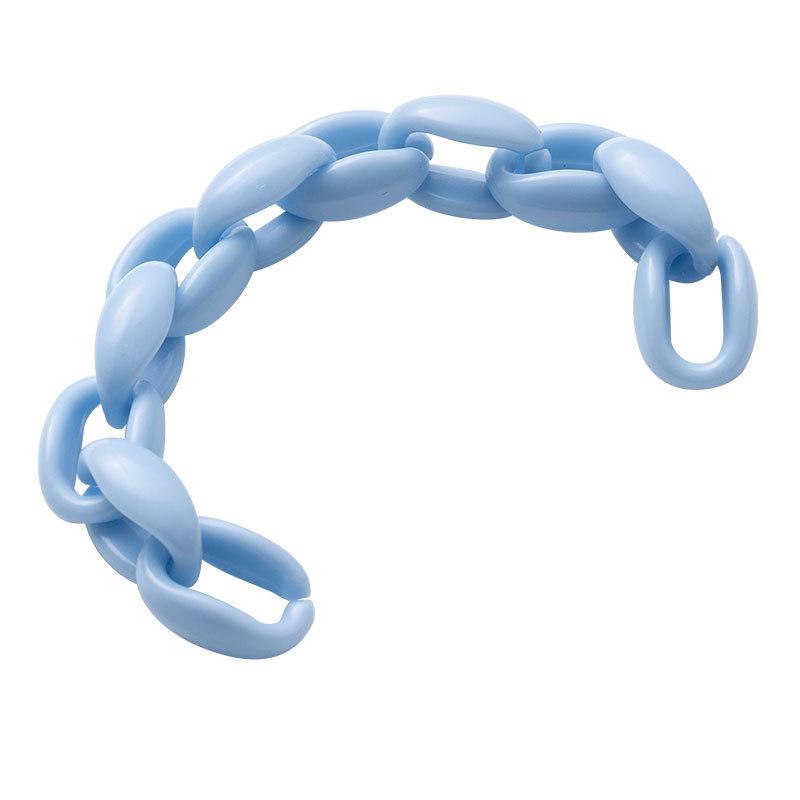 Macaron Color Acrylic DIY Buckle Chain Assembled Candy-Colored Plastic Accessories