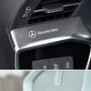 2/5/10 stk Bilinteriør Tilfeldige Klistremerker Bil Ratt Emblem Styling For Mercedes Benz AMG E200 E300 W205 W212 W166 W176 W242 S212 X166 W205 E63