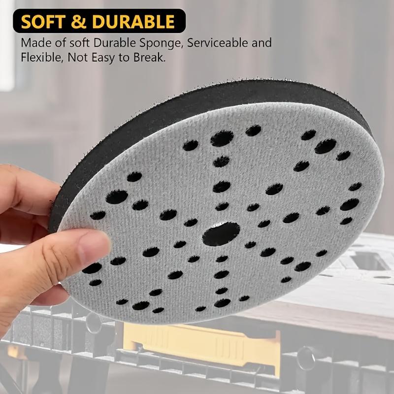 Soft Density Sponge Pad Buffer Back Pad - Hook and Loop Soft Sponge Pad Buffer Back Pad Foam Pad - for Power