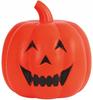 Plastikowa Pomarańczowa Świecąca Dynia Z Dźwiękiem Dekoracja Halloween 32Cm