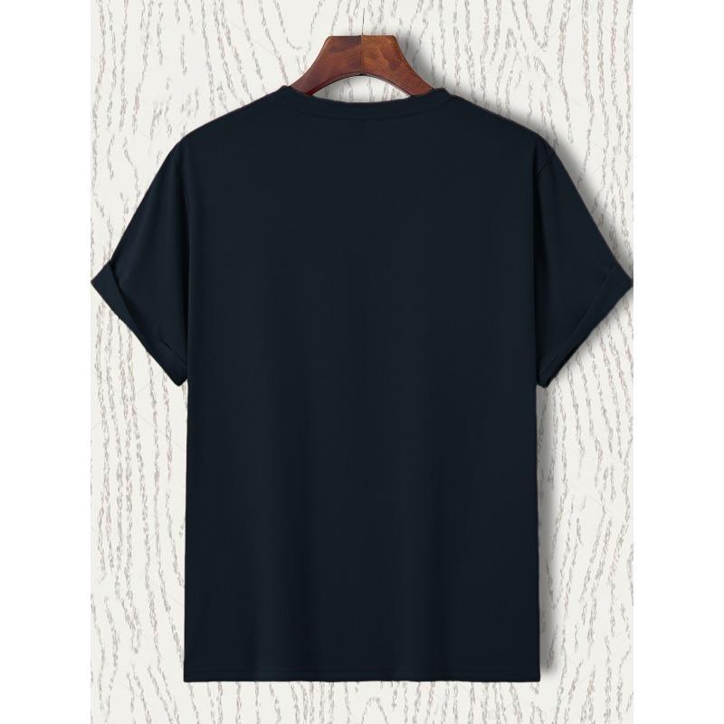 T-Shirt for Men - "Donut Worry God Will Make You Whole" Retro Donut Print Tee, Casual Short Sleeve Shirt with Comfortable Fit for Casual Attire
