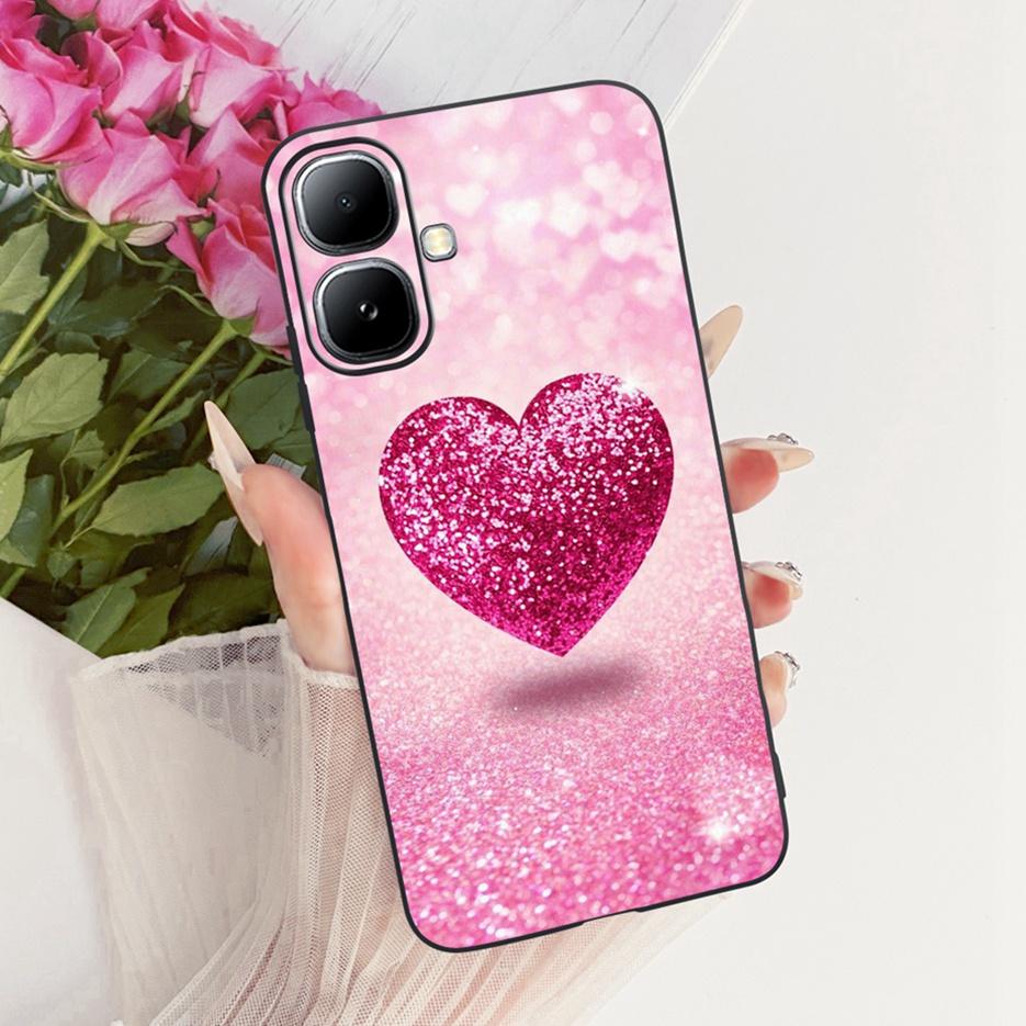 For Infinix Smart 20 Case X6840 X6840B Luxury Bow Flowers Painted Cover Soft Silicone Case For Infinix Smart 20 Smart20 4G Shell
