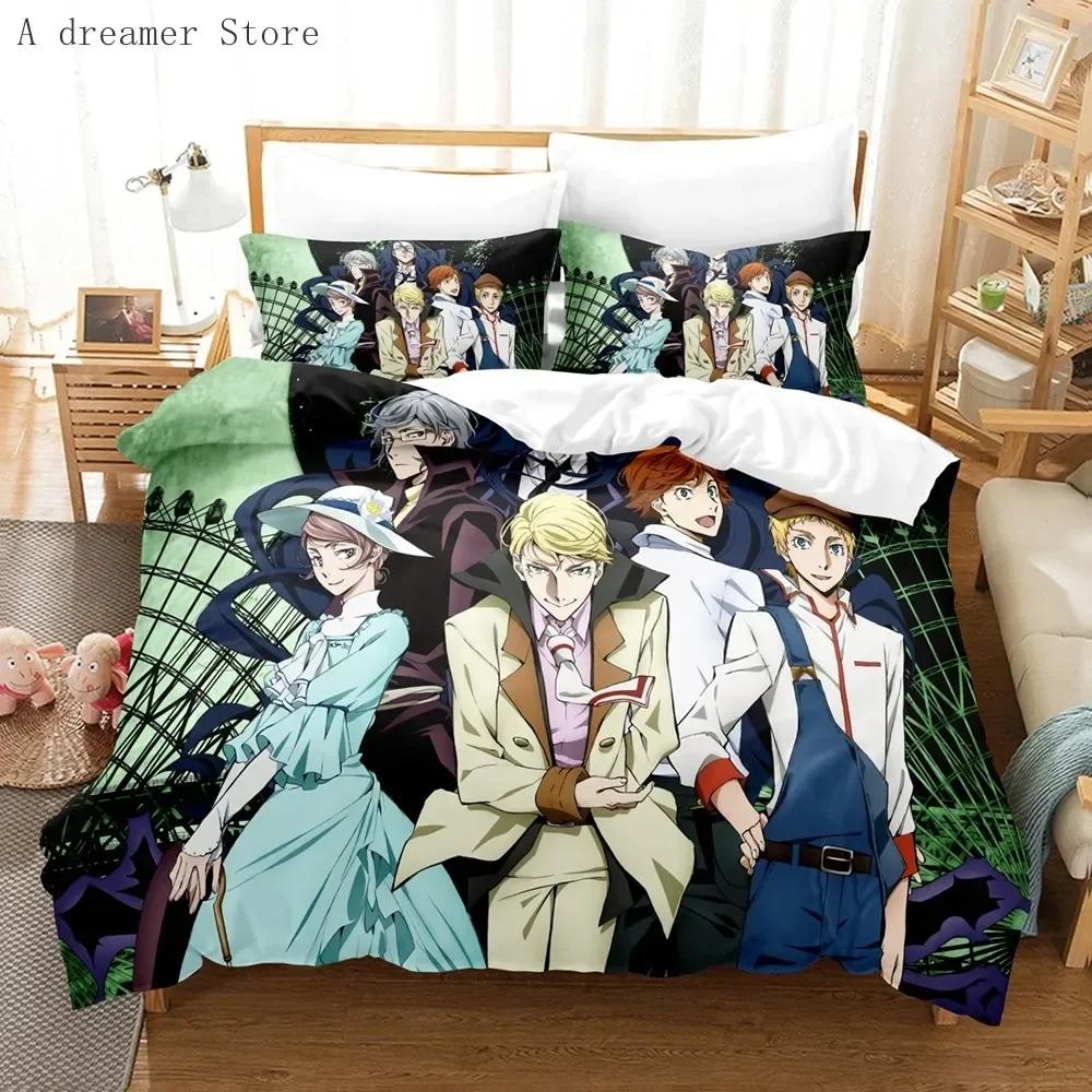 Bungo Stray Dogs Nakahara Chuuya Bedding Set Single Twin Double Queen King Cal King Size Bed Linen Set